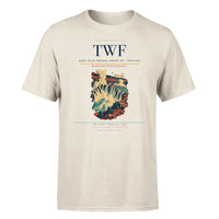 Thumbnail for Magic Valley Regional Airport (TWF) T-Shirt single-side front print in Beige | magic-valley-regional-airport-twf-double-side-t-shirt