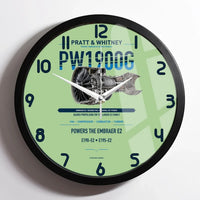 Thumbnail for PW1900G design on light green framed wall clock