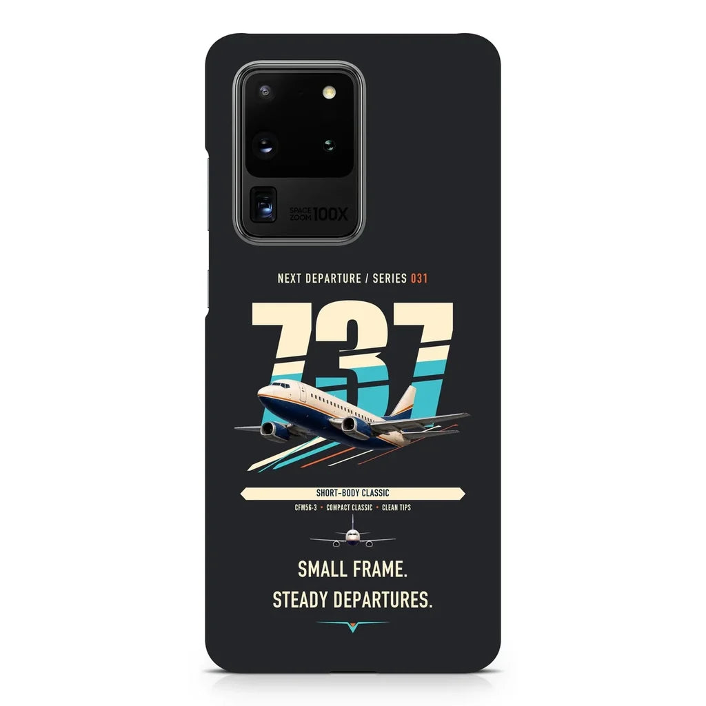 Boeing 737-500 Classic design on samsung case - black