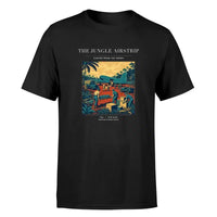 Thumbnail for VINTAGE G4524 - The Jungle Airstrip - Premium T-Shirt design on black premium t shirt