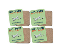 Thumbnail for WC-135R Constant Phoenix design on light green 4 pieces set coaster