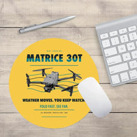 Thumbnail for DJI Matrice 30T design on yellow round mouse pad