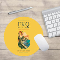 Thumbnail for Fakfak Airport (FKQ) design on yellow round mouse pad