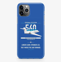 Thumbnail for Cessna Citation 560 - Citation V design on blue magsafe iphone case, for iPhone Pro Max