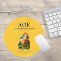 Thumbnail for Sultan Abdul Halim Airport (AOR) design on yellow round mouse pad