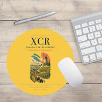 Thumbnail for Châlons-Vatry Airport (XCR) design on yellow round mouse pad