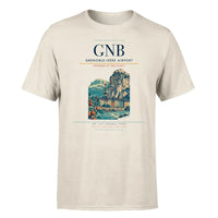 Thumbnail for Grenoble-Isère Airport (GNB) T-Shirt single-side front print in Beige | grenoble-isère-airport-gnb-double-side-t-shirt