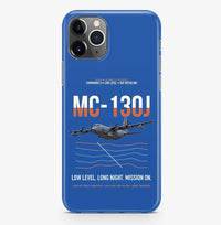 Thumbnail for MC-130J COMMANDO II design on blue magsafe iphone case, for iPhone Pro Max