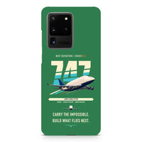 Thumbnail for Boeing 747-400 Dreamlifter design on samsung case - green