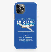 Thumbnail for Cessna Citation Mustang design on blue magsafe iphone case, for iPhone Pro Max