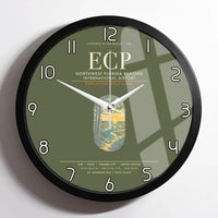 Thumbnail for Northwest Florida Beaches International Airport ECP Wall-Clock Framed - Green Army