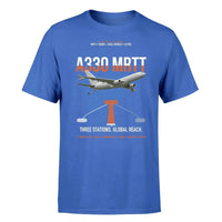 Thumbnail for Airbus A330 MRTT design on blue t-shirt, single-side print