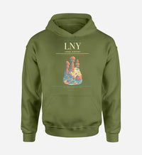 Thumbnail for Lanai Airport (LNY) design on green army hoodie single-side print