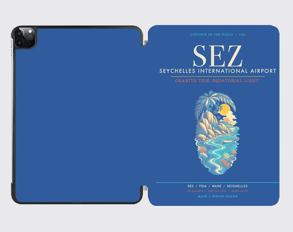 Seychelles International Airport SEZ - Granite Tide Canopy - Blue