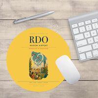 Thumbnail for Radom Airport (RDO) design on yellow round mouse pad