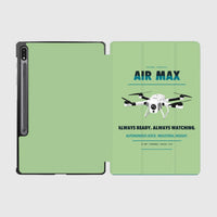 Thumbnail for Percepto Air Max design on light green samsung tablet tablet case