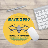 Thumbnail for DJI Mavic 2 Pro design on yellow round mouse pad