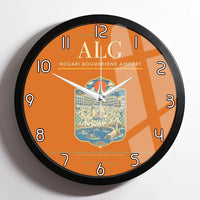 Thumbnail for Houari Boumediene Airport ALG Wall-Clock Framed - Orange