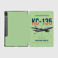 Thumbnail for KC-135 STRATOTANKER design on light green samsung tablet tablet case