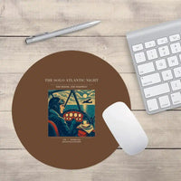 Thumbnail for VINTAGE G4294 - The Solo Atlantic Night - Designed Mouse Pads design on brown round
