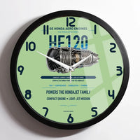 Thumbnail for HF120 design on light green framed wall clock