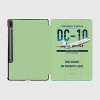 Thumbnail for McDonnell Douglas DC-10 design on light green samsung tablet tablet case