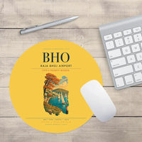 Thumbnail for Raja Bhoj Airport (BHO) design on yellow round mouse pad