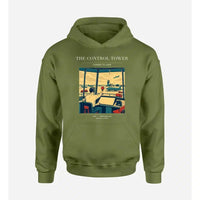 Thumbnail for VINTAGE G4093 - The Control Tower - Premium Hoodie design on greenarmy premium
