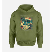 Thumbnail for VINTAGE G4209 - The Island Hop Survey - Premium Hoodie design on greenarmy premium