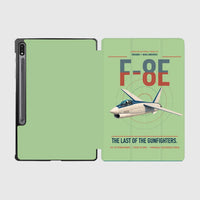 Thumbnail for F-8E Crusader design on light green samsung tablet tablet case
