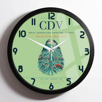 Thumbnail for Merle K. (Mudhole) Smith Airport (CDV) design on light green framed wall clock