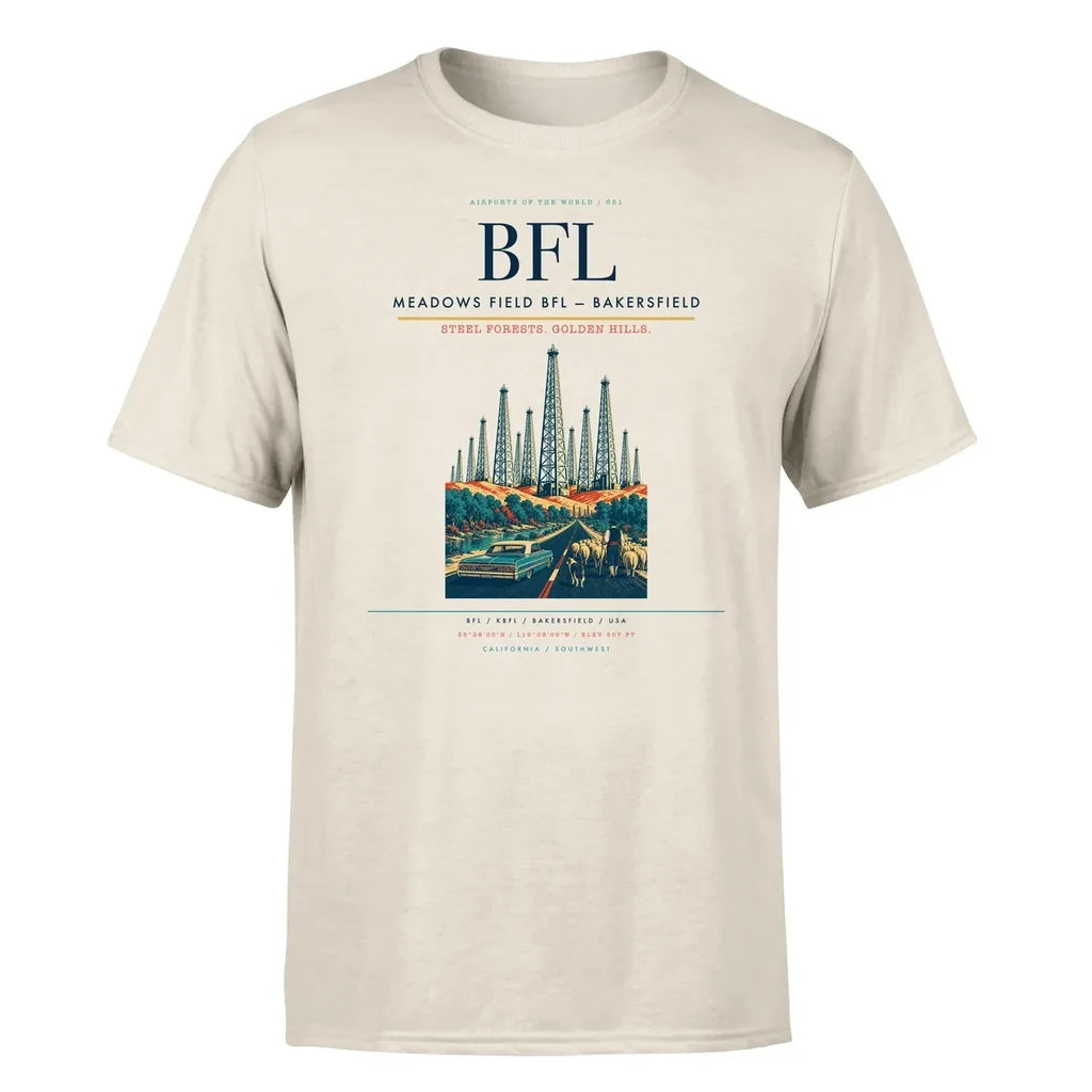 Meadows Field (BFL) T-Shirt single-side front print in Beige | meadows-field-bfl-double-side-t-shirt