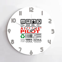 Thumbnail for Airline Pilot Label Wall Clock - view 10