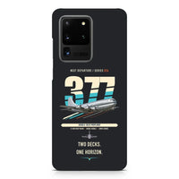 Thumbnail for Boeing 377 Stratocruiser design on samsung case - black