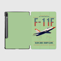 Thumbnail for F-11F Tiger design on light green samsung tablet tablet case