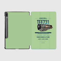 Thumbnail for TFE731 design on light green samsung tablet tablet case