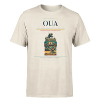 Thumbnail for Thomas Sankara International Airport (OUA) T-Shirt single-side front print in Beige | thomas-sankara-international-airport-oua-double-side-t-shirt