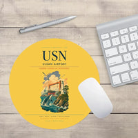 Thumbnail for Ulsan Airport (USN) design on yellow round mouse pad