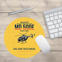 Thumbnail for MD Helicopters MD 500E design on yellow round mouse pad
