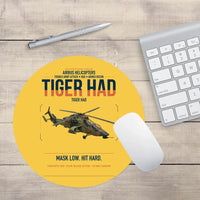 Thumbnail for Airbus Helicopters Tiger HAD design on yellow round mouse pad