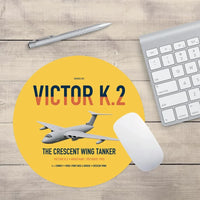 Thumbnail for Handley Page Victor K.2 design on yellow round mouse pad