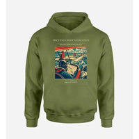 Thumbnail for VINTAGE G4390 - The Fence Post Navigation - Premium Hoodie design on greenarmy premium