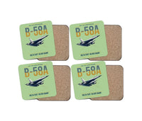 Thumbnail for B-58A Hustler design on light green 4 pieces set coaster