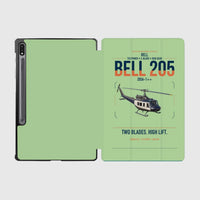 Thumbnail for Bell 205A-1++ design on light green samsung tablet tablet case