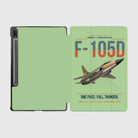 Thumbnail for F-105D Thunderchief design on light green samsung tablet tablet case