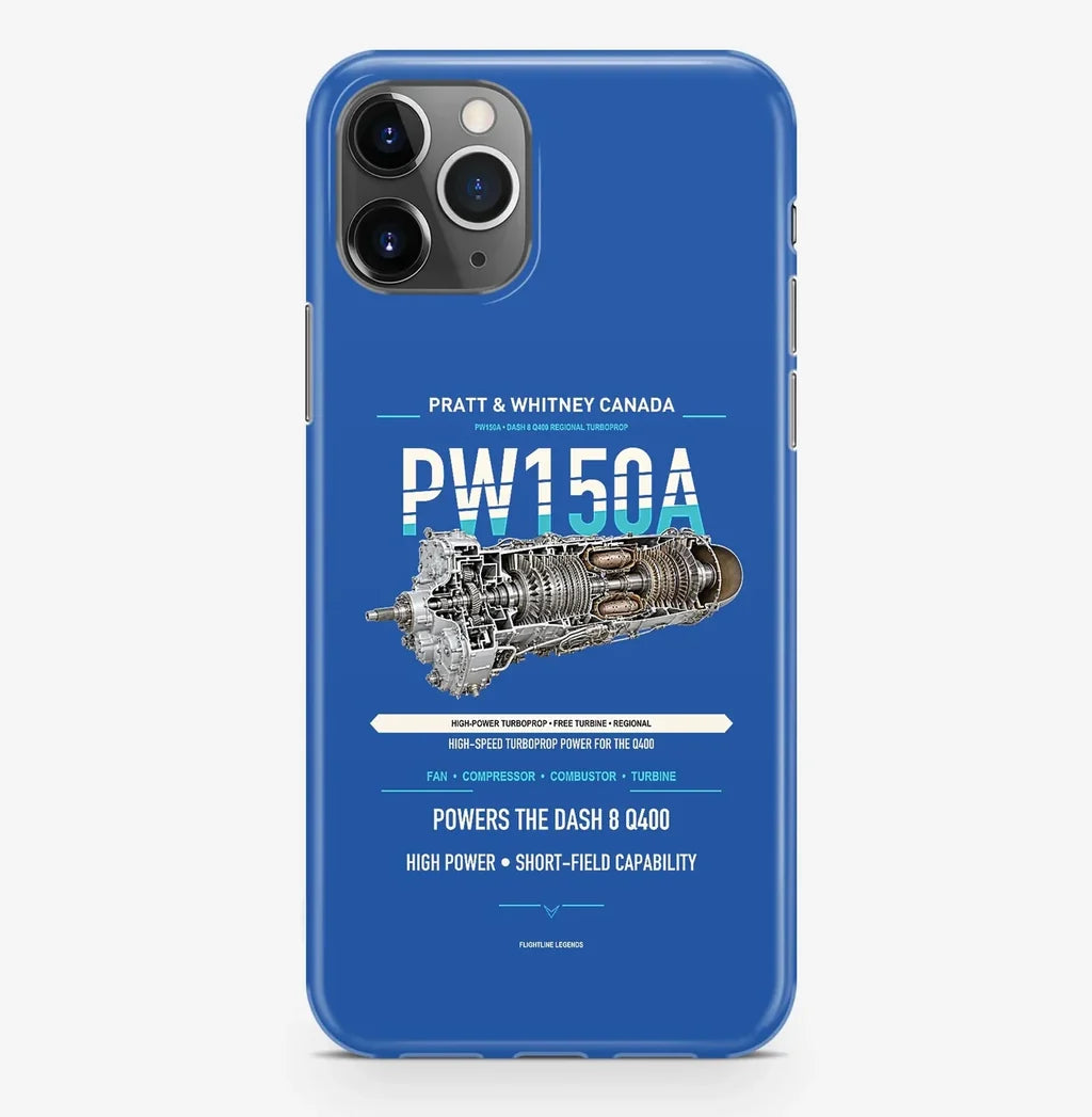 PW150A Case ProMax design on blue iphone case promax