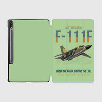 Thumbnail for F-111F Aardvark design on light green samsung tablet tablet case