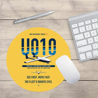 Thumbnail for Airbus U010 Aliaca Fixed-wing design on yellow round mouse pad