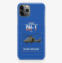 Thumbnail for Kawasaki OH-1 design on blue magsafe iphone case, for iPhone Pro Max