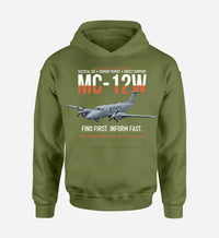 Thumbnail for MC-12W LIBERTY design on green army hoodie single side